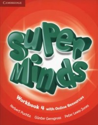 Super Minds 4. Workbook + Online - okładka podręcznika