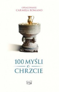 100 myśli o chrzcie - okładka książki