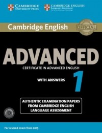 Cambridge English Advanced 1 for - okładka podręcznika