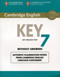 Cambridge English Key 7 without - okładka podręcznika