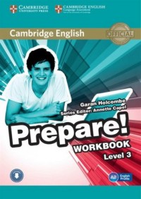Cambridge English Prepare! 3 Workbook - okładka podręcznika