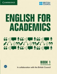 English for Academics 1 Book with - okładka podręcznika