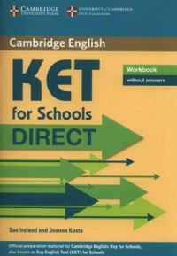 KET for Schools Direct. Workbook - okładka podręcznika