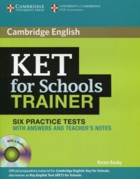 KET for Schools Trainer. Practice - okładka podręcznika