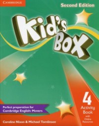 Kids Box 4. Activity Book + Online - okładka podręcznika