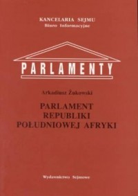 Parlament Republiki Południowej - okładka książki