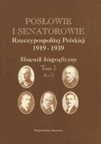 Posłowie i senatorowie Rzeczypospolitej - okładka książki