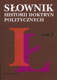 Słownik historii doktryn politycznych. - okładka książki