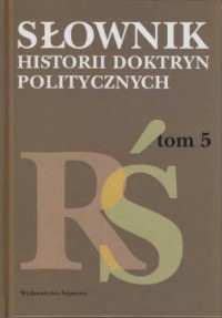Słownik historii doktryn politycznych. - okładka książki