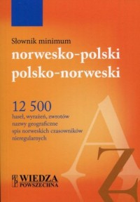 Słownik minimum norwesko-polski - okładka książki