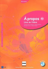 A propos A2. Podręcznik (+ CD) - okładka podręcznika