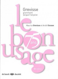 Bon usage 15e edition - okładka podręcznika