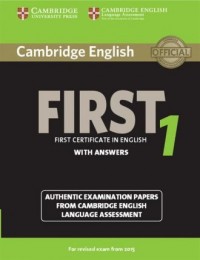 Cambridge English First 1 for Revised - okładka podręcznika
