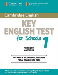 Cambridge Key English Test for - okładka podręcznika