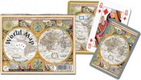Karty do gry Piatnik 2 talie, Mapa - zdjęcie zabawki, gry