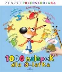 1000 nalepek dla 3-latka - okładka książki