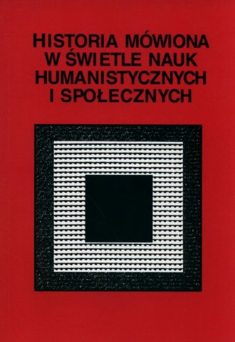 Historia mówiona w świetle nauk - okładka książki