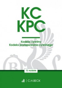 Kodeks cywilny. Kodeks postępowania - okładka książki