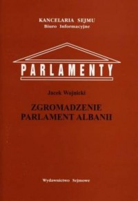 Zgromadzenie Parlament Albanii. - okładka książki