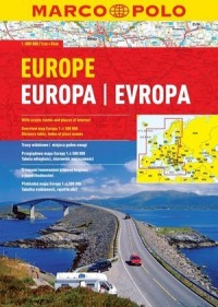 Europa atlas drogowy (skala 1:800 - okładka książki