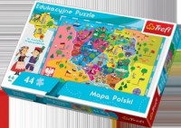 Mapa Polski (puzzle edukacyjne - zdjęcie zabawki, gry