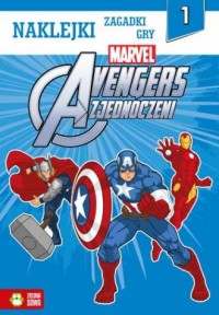Avengers Zjednoczeni cz. 1. Naklejki, - okładka książki