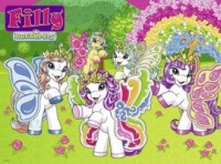 Filly. W ogrodzie Papillia (puzzle - zdjęcie zabawki, gry