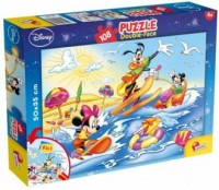 Myszka Miki i Goofy (puzzle dwustronne - zdjęcie zabawki, gry