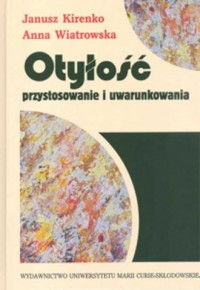 Otyłość - przystosowanie i uwarunkowania - okładka książki