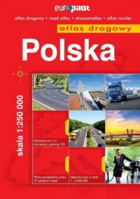 Polska Atlas drogowy 1:250 000 - okładka książki