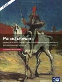 Ponad słowami 1 Język polski Podręcznik - okładka podręcznika