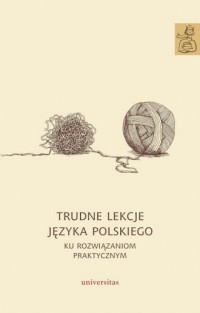 Trudne lekcje języka polskiego - okładka książki