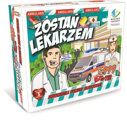 Zostań lekarzem. Gra edukacyjna - zdjęcie zabawki, gry