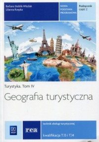 Geografia turystyczna. Podręcznik - okładka podręcznika