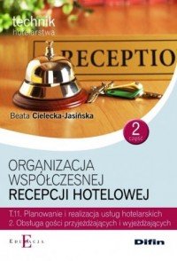 Organizacja współczesnej recepcji - okładka podręcznika