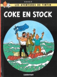 Tintin. Coke en Stock - okładka książki