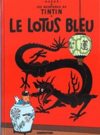 Tintin. Le Lotus bleu - okładka książki
