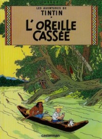 Tintin LOreille cassee - okładka książki