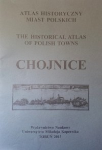 Atlas historyczny. Chojnice - okładka książki