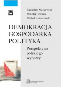 Demokracja - gospodarka - polityka. - okładka książki