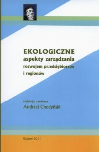 Ekologiczne aspekty zarządzania - okładka książki