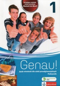 Genau! 1 Podręcznik (+ CD) - okładka podręcznika