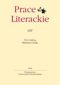 Prace Literackie LIV - okładka książki