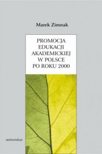 Promocja edukacji akademickiej - okładka książki