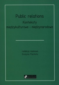 Public Relations. Konteksty międzykulturowe - okładka książki