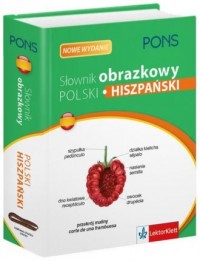 Słownik obrazkowy polski, hiszpański - okładka podręcznika
