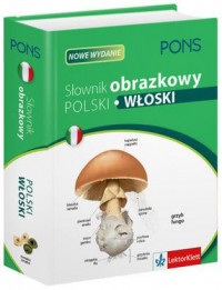 Słownik obrazkowy polski, włoski - okładka podręcznika