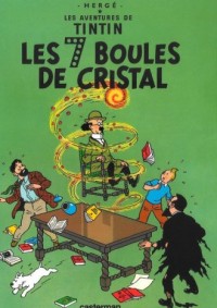 Tintin. Les 7 boules de cristal - okładka książki