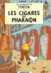 Tintin les Cigares du Pharaon - okładka książki