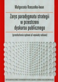 Zarys paradygmatu strategii w przestrzeni - okładka książki